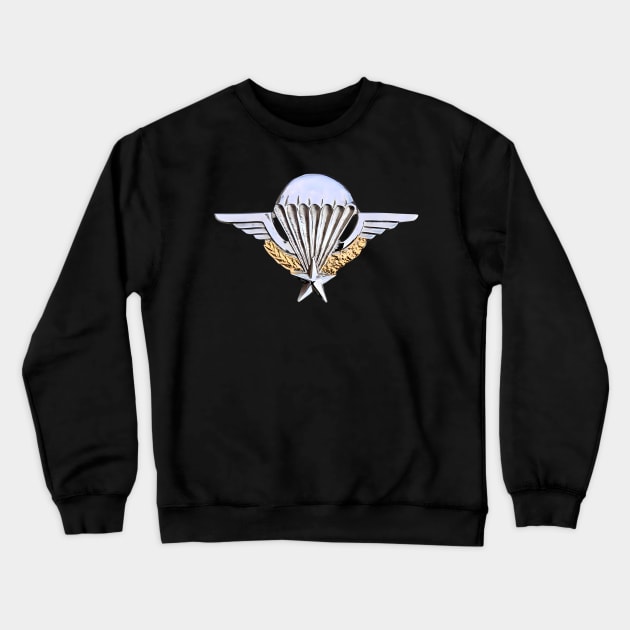French Jump Wings Crewneck Sweatshirt by Desert Owl Designs
